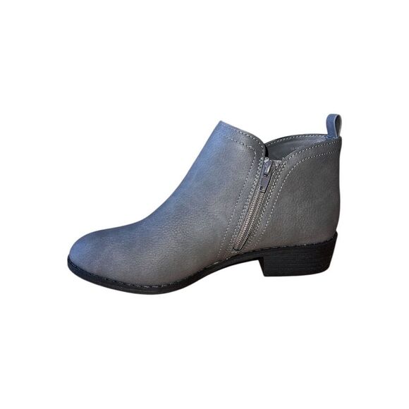 Sun & Stone Cadee Grey Fashion Faux Leather Booties Women’s Size 6.5M - Picture 2 of 10